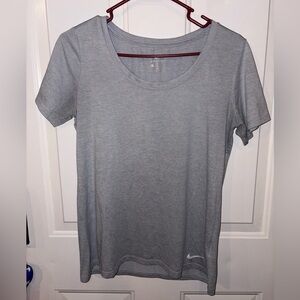 Nike Women's Short Sleeve Gray Tee